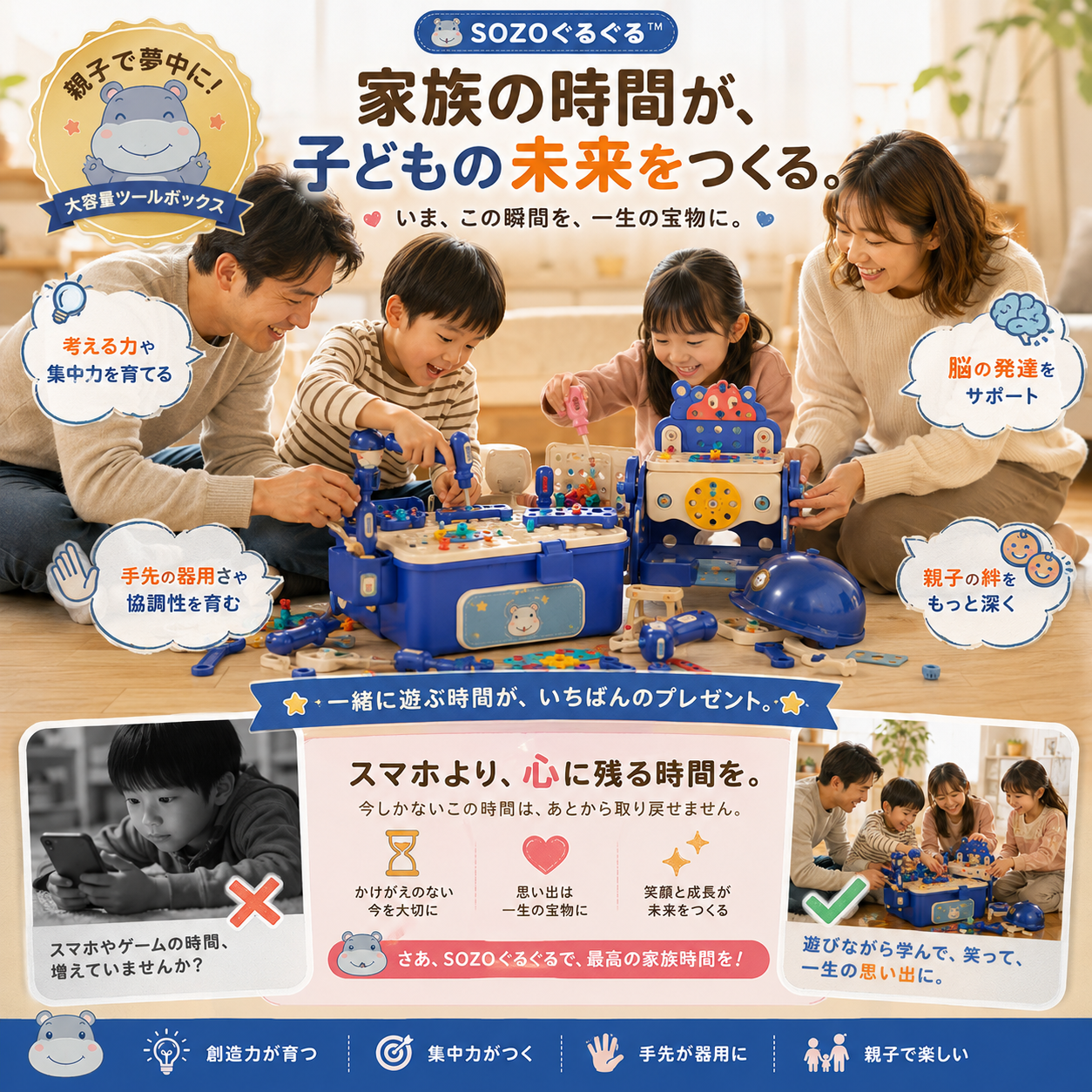 SOZO ぐるぐる™｜親子で楽しむ知育修理ツールセット